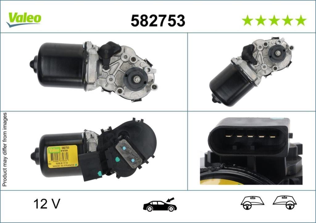 Moteur d'essuie-glace VALEO 582753